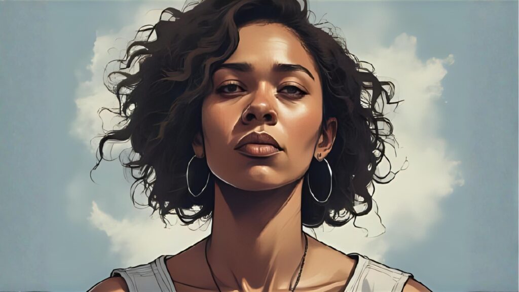 Building Resilience Through Challenges woman looking forward to say that i